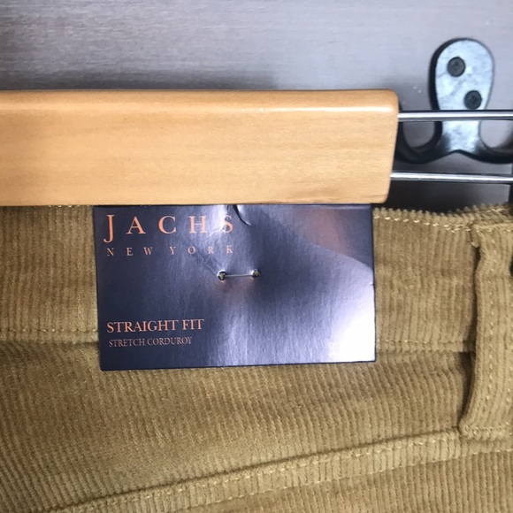 Jachs New York pants, color khaki, straight fit, stretch corduroy, 33x32 - Picture 11 of 11
